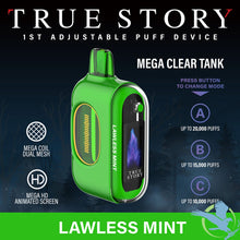Load image into Gallery viewer, Lawless Mint True Story 20K Disposable Vape
