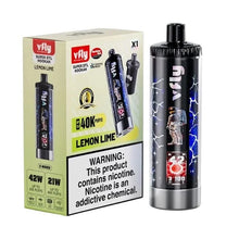 Cargar imagen en el visor de la galería, Lemon Lime (Kit) Vfly hookah disposable kit 40K
