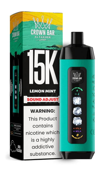 Buy Al Fakher Crown Bar Ice Adjust 15000 Disposable Puffs Buy Al Fakher Crown Bar Ice Adjust 15000 Disposable Puffs