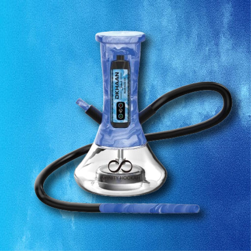 Light Blue Dkhaan Portable Hookah