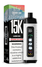 Load image into Gallery viewer, Lush Ice Al Fakher Crown Bar Ice Adjust 15000 Disposable
