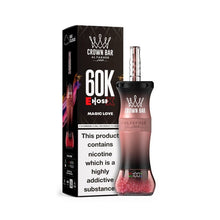 Load image into Gallery viewer, Magic Love Al Fakher Crown Bar 60k E Hose X Disposable 6mg
