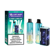 Load image into Gallery viewer, Pod Kit / Miami Mint Lost Mary Nera Fulllview 70K Disposable
