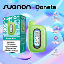 Cargar imagen en el visor de la galería, Miami Mint Suonon Donette 50K Disposable Vape
