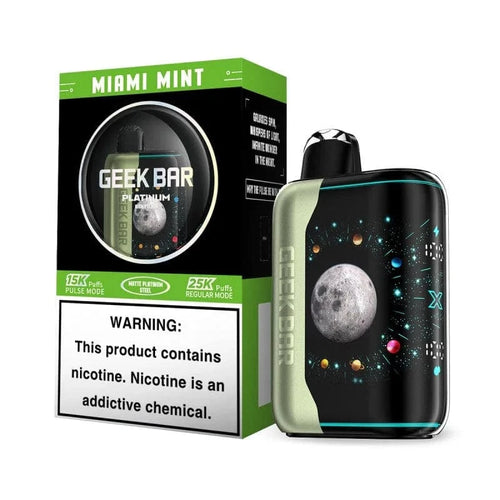 Miami Mint (Platinum New) Geek Bar Pulse X Vape Disposable