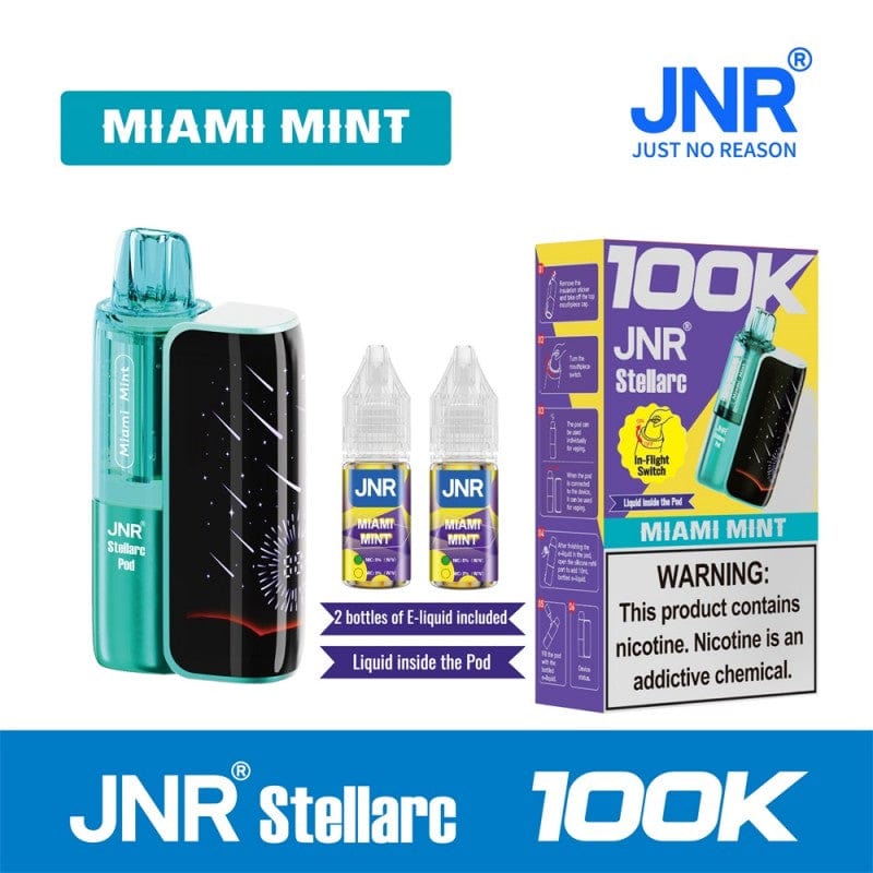 Pod Kit / Miami Mint Jnr Stellararc 100K Disposable Pod Kit