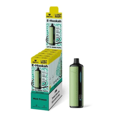 Mint Freeze Urban Tale E Hookah Disposable up to 26Ka