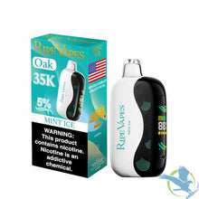 Load image into Gallery viewer, Mint Ice Ripe Vapes Oak 35K Disposable
