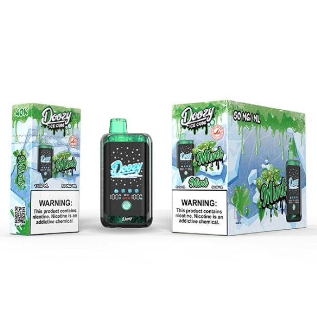 Mint Doozy Ice Cube Mr Fog Disposable Vape 40000 40K