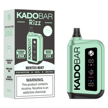 Load image into Gallery viewer, Kado Bar - Mentos Mint (Minty O Flavor) 25K Minty O’s Mtrx 12K Disposable Vape
