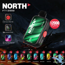 Load image into Gallery viewer, Cool Mint North FT12000 15ML Zero Nicotine Disposable Vape Device
