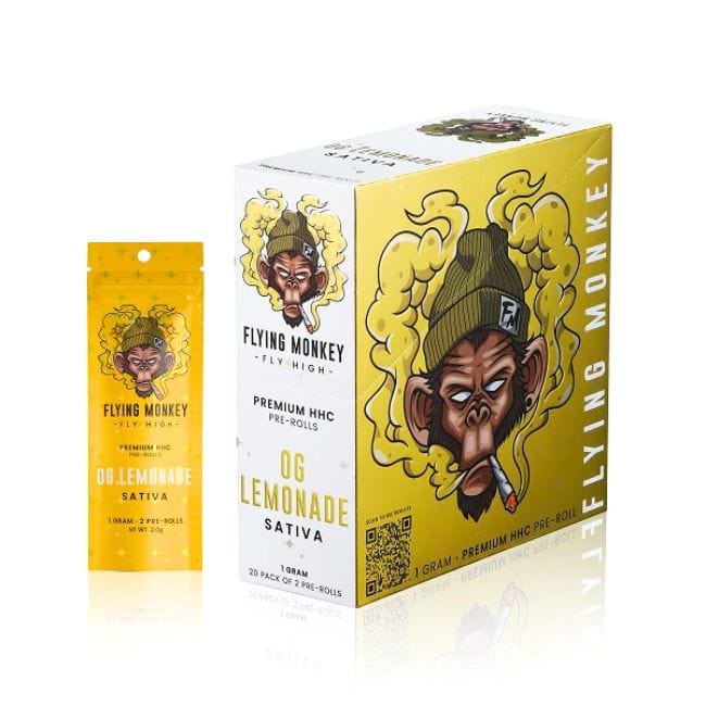 Flying Monkey Fly High HHC Pre Roll Joints Premium 1 Gram Flying Monkey Fly High HHC Pre Roll Joints Premium 1 Gram