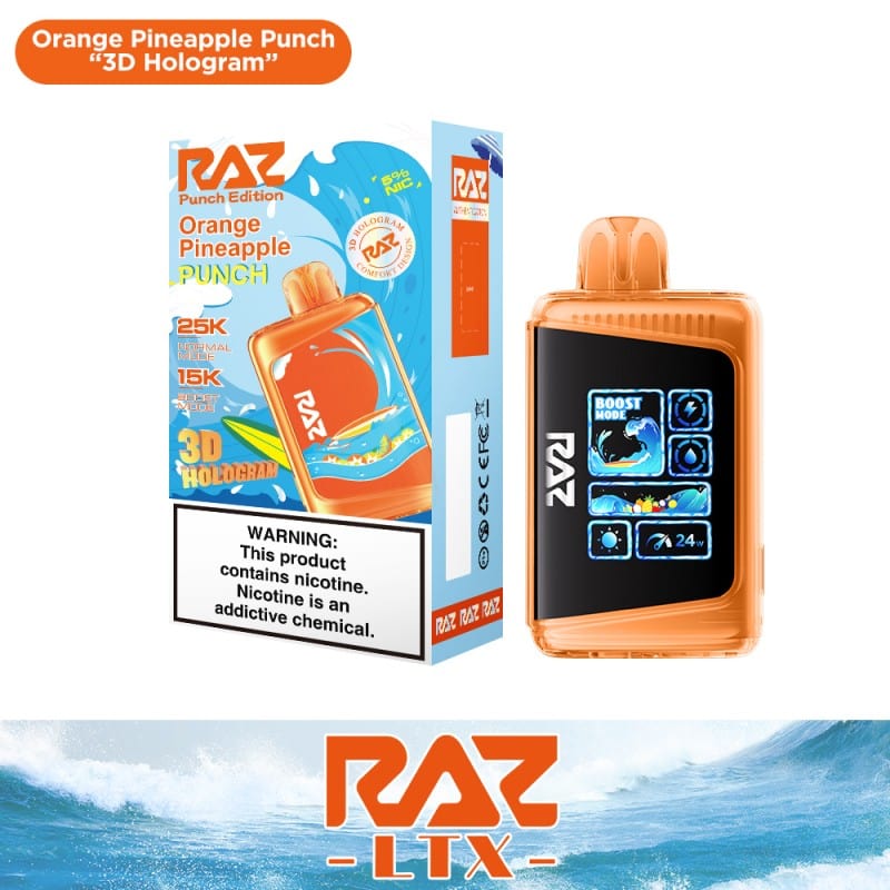 RAZ LTX Punch Edition Disposable Vape 25K Bold Fruit Punch Flavors RAZ LTX Punch Edition Disposable Vape 25K Bold Fruit Punch Flavors