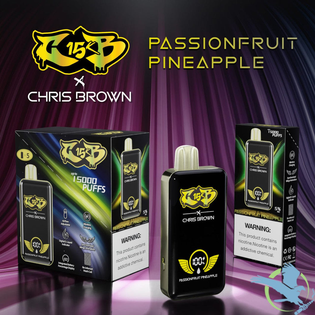 Passion Fruit Pineapple CB15K x Chris Brown Disposable Vape 15000