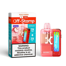 Cargar imagen en el visor de la galería, Kit (Pod + Charger) / Peach Berry (Crystal Cube) Off Stamp X Cube Crystal Cube 35K
