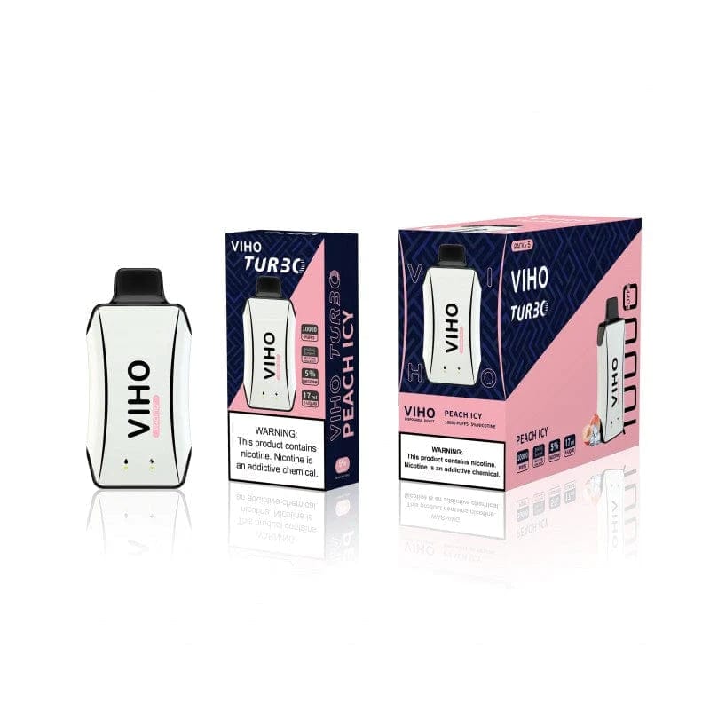 Peach Icy Viho Turbo 10k Disposable Vape