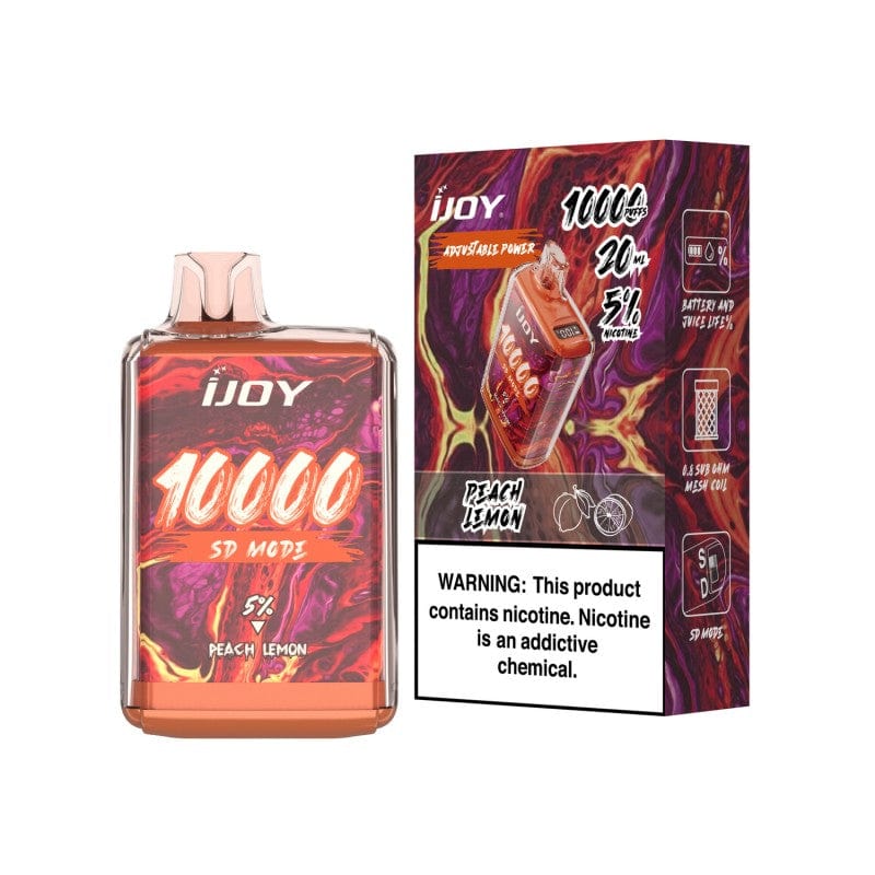 Peach Lemon Ijoy SD10000 Disposable Vape