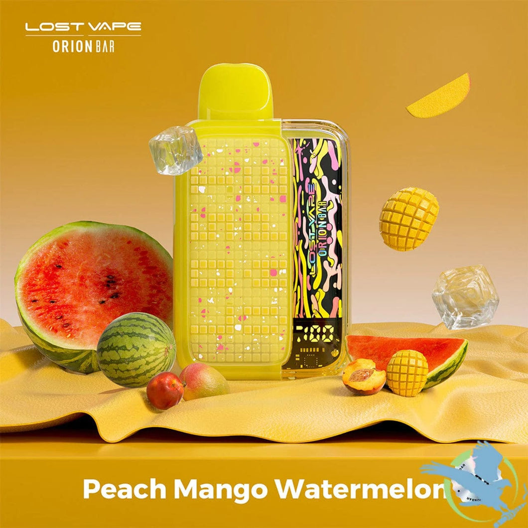 Peach Mango Watermelon Lost Vape Orion Bar 10000 Disposable Vape