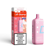 Load image into Gallery viewer, Peach Medley (Ice Cube) Off Stamp Classic Cube 25000 Disposable Vape Pod
