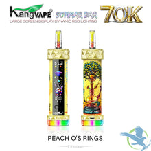 Cargar imagen en el visor de la galería, Peach O&#39;s Rings Kangvape Sommar Bar E Hookah Disposable 70K
