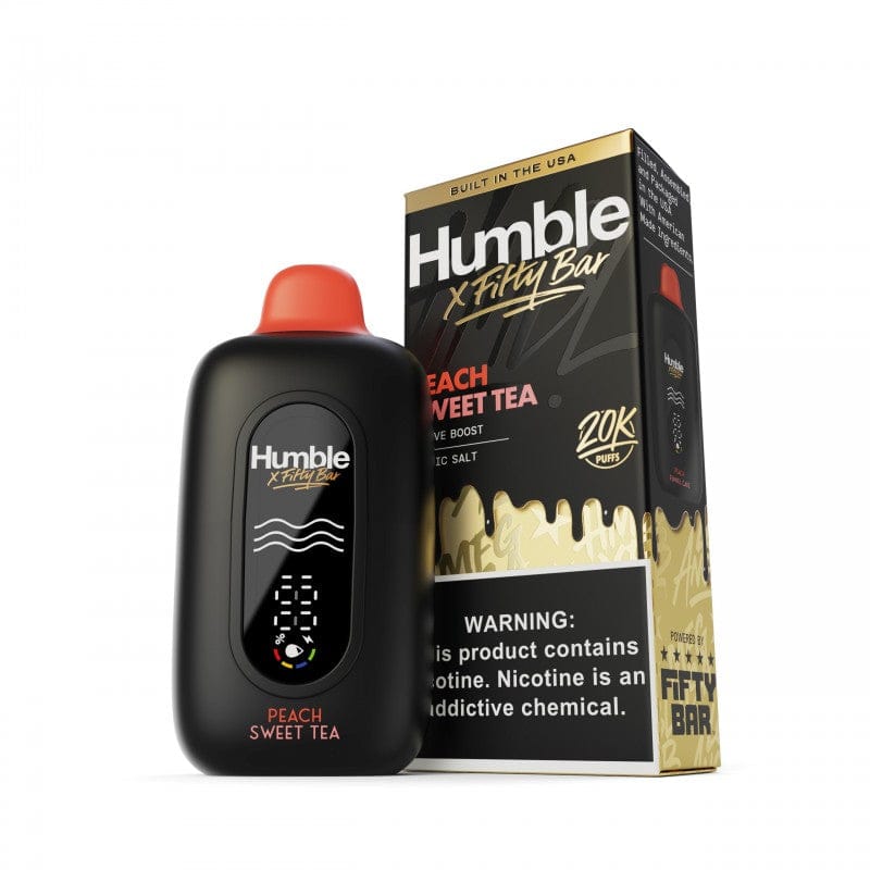 elf bar vape uk Peach Sweet Tea Humble X Fifty Bar 20K Disposable
