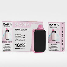 Load image into Gallery viewer, Raspberry Orange Rama 16000 Disposable Vape
