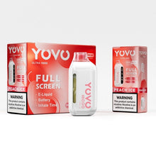 Load image into Gallery viewer, Peach Ice Yovo Ultra 18000 Disposable Vape
