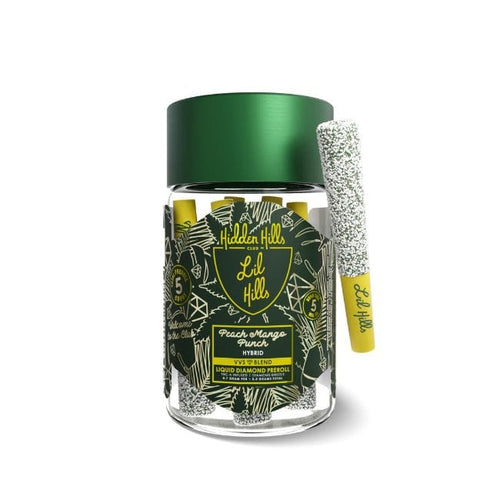 Peach Mango Hidden Hills VVS Liquid Diamond Pre Rolls 3.5GM 5CT