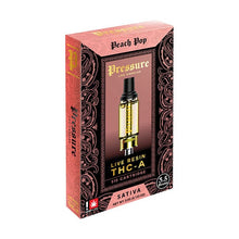 Load image into Gallery viewer, Peach Pop Pressure La Live Resin THC-A Cartridge | 3.5 gram
