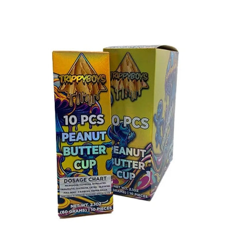 Peanut Butter Cup Trippyboys Mushroom Chocolate Bar 60g