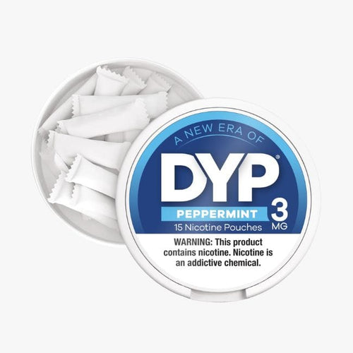 Peppermint / 3 MG Dyp Nicotine Pouches 15 per can