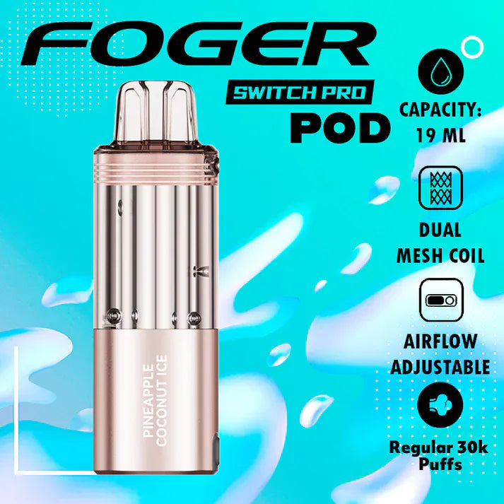 Foger Switch Pro Kit 30K Puffs Disposable Vape (Buy 4 Get 5th Free) Foger Switch Pro Kit 30K Puffs Disposable Vape (Buy 4 Get 5th Free)