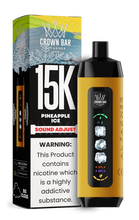 Load image into Gallery viewer, Pineapple Ice Al Fakher Crown Bar Ice Adjust 15000 Disposable
