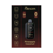 Load image into Gallery viewer, Pineapple Coconut Dragon Zero Disposable Vape 16K 16000
