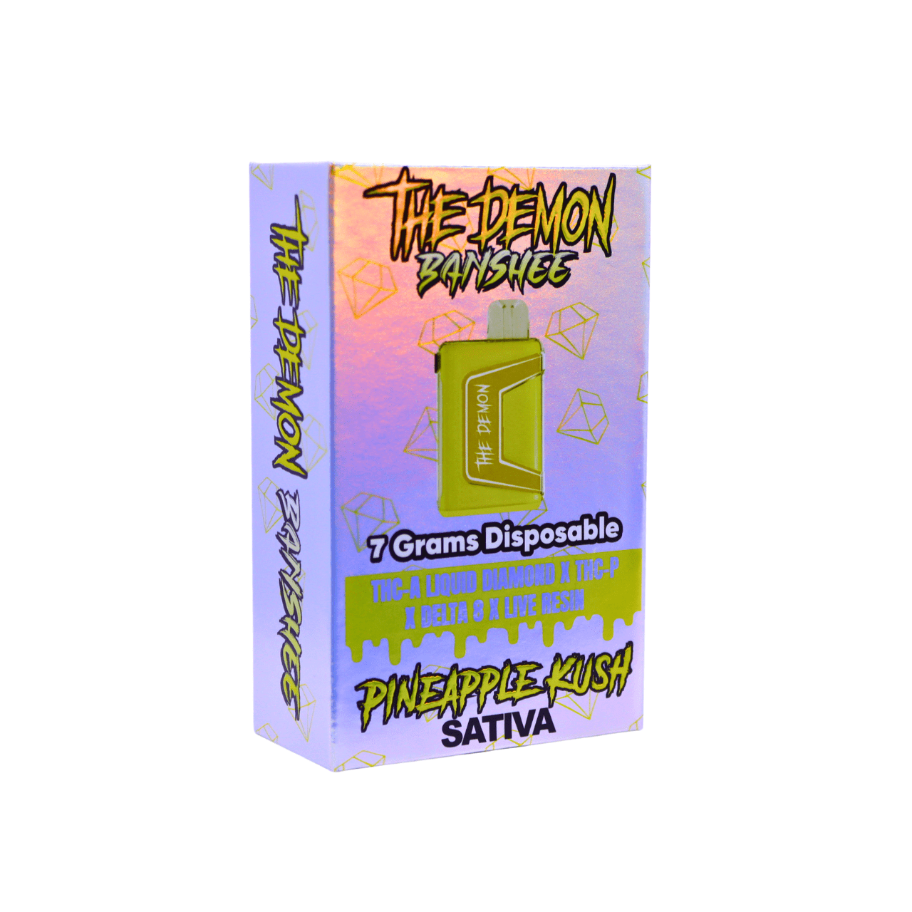 The Demon Banshee Liquid Diamond Live Resin Disposable - 7G