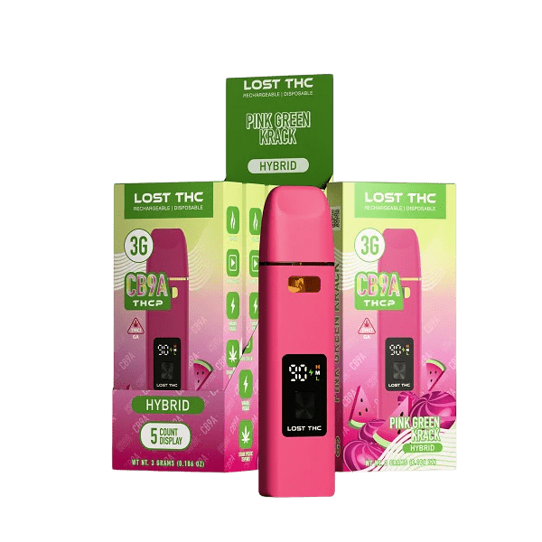 Lost THC V4 CB9A THCP Disposable Vape 3 Gram