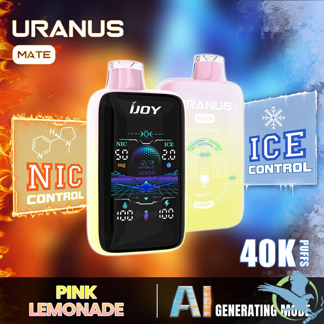 Pink Lemonade Ijoy Uranus Mate 40K Disposable Vape 40,000 Puffs