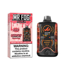 Load image into Gallery viewer, Punchy Peach Mr Fog Aura 60K Disposable Vape
