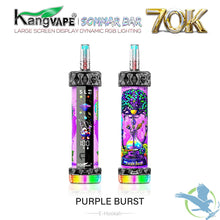 Cargar imagen en el visor de la galería, Purple Burst Kangvape Sommar Bar E Hookah Disposable 70K
