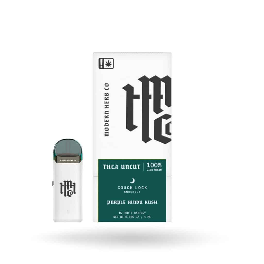 Purple Hindu Kush (Indica) Modern Herb Co Live Uncut Pod Kit 1G