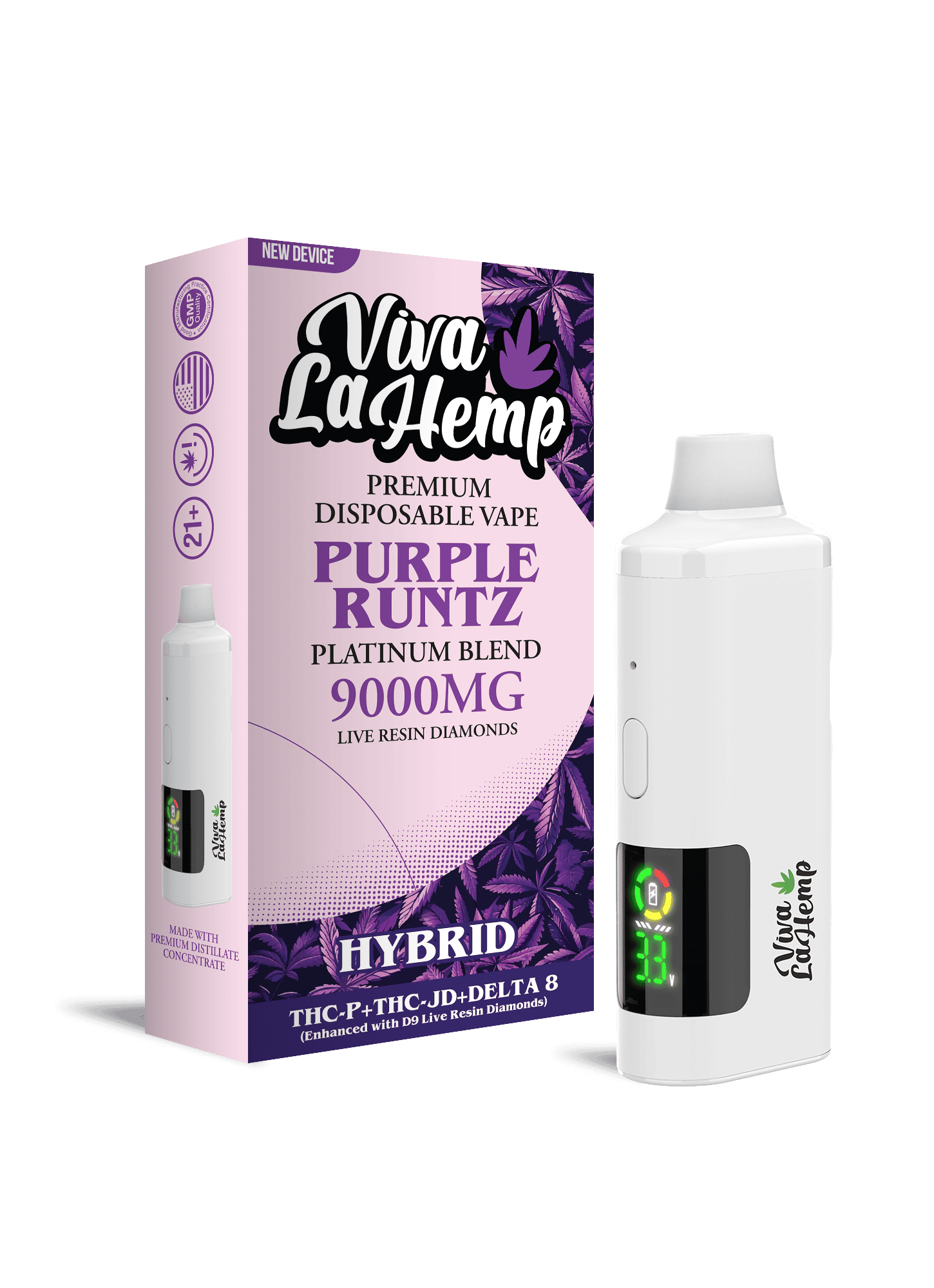 Viva La Hemp THCP Disposable 9 Gram