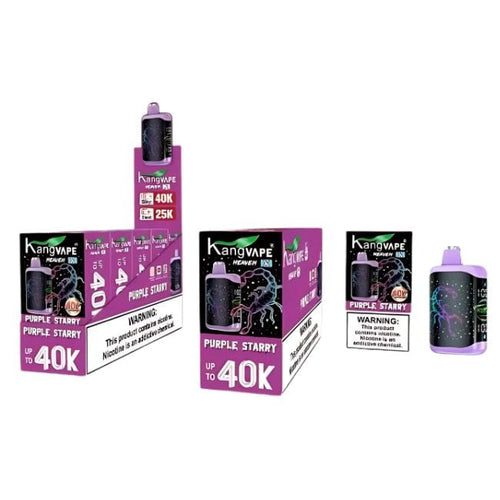Purple Starry KangVapee Heaven X Disposable Vape 40000 Puffs