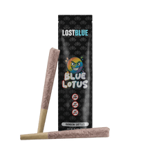 Load image into Gallery viewer, Rainbow Skittles Lost Blue Blue Lotus Pre Rolls
