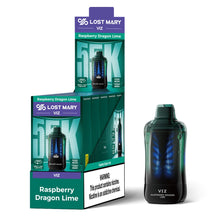 Load image into Gallery viewer, Raspberry Dragon Lime Lost Mary Viz 55K Disposable
