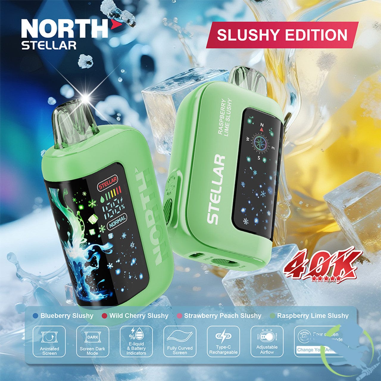 North Stellar 40K Slushy Edition Disposable Vape North Stellar 40K Slushy Edition Disposable Vape