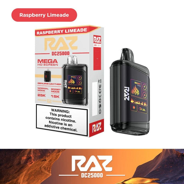 Raspberry lemonade Raz DC25000 Puffs Disposable Vape Raspberry lemonade Raz DC25000 Puffs Disposable Vape
