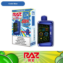 Load image into Gallery viewer, Code Blue Raz Rx50K Disposable Vape
