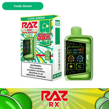 Load image into Gallery viewer, Code Green Raz Rx50K Disposable Vape

