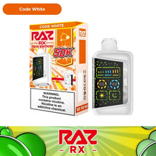 Load image into Gallery viewer, Code White Raz Rx50K Disposable Vape
