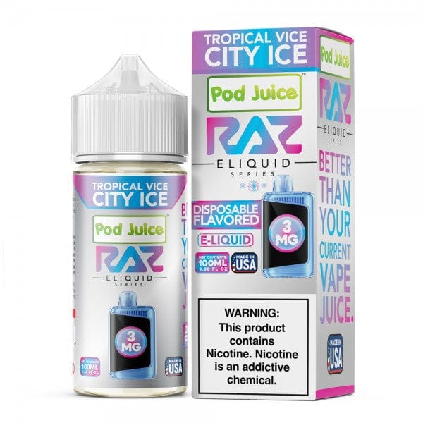 Pod Juicee x Razz E-Liquids Collection (30 ML & 100ML)